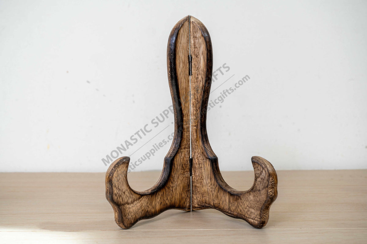 Wooden Display Stand Easel for Icons Plates and Art Handcrafted Wood