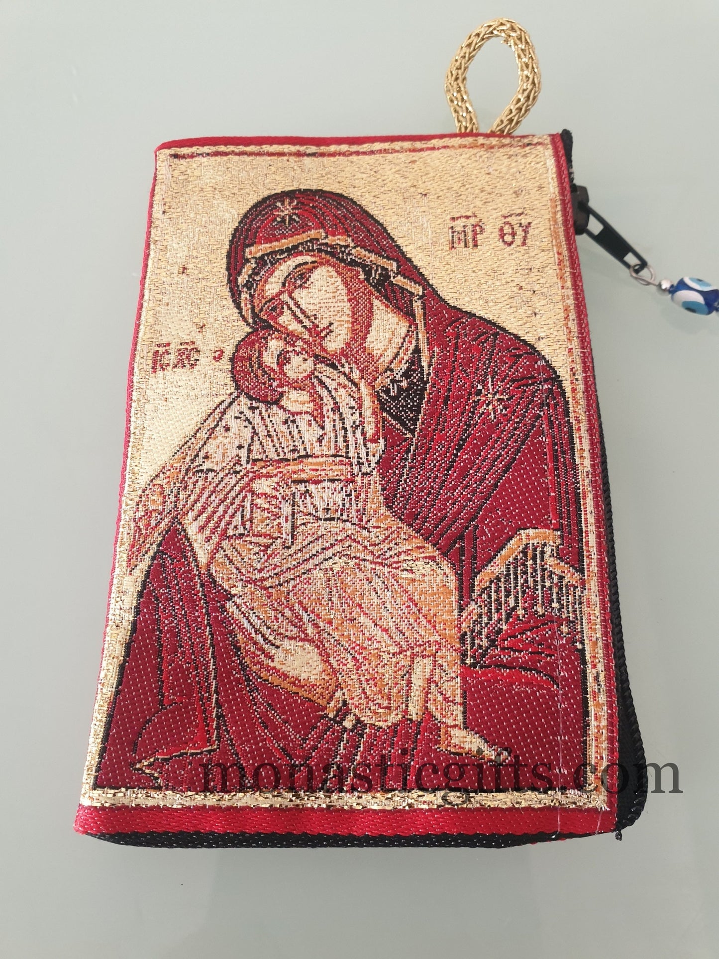 Christian Orthodox small Purse & Small Evil eye - Mother of our Lord