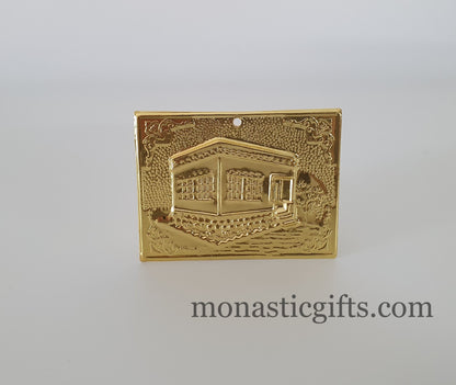 tama votive offering Home Gold Colored votive, Byzantine Greek Eastern Orthodox Promise Icon, Ex Voto