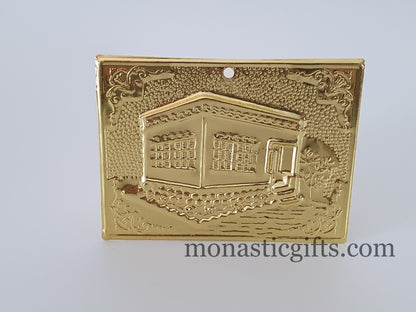 tama votive offering Home Gold Colored votive, Byzantine Greek Eastern Orthodox Promise Icon, Ex Voto