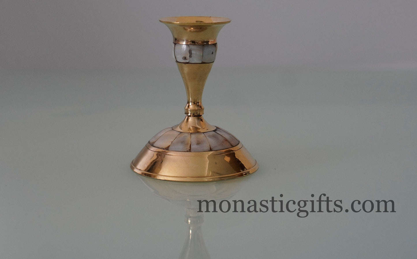 Brass Candlestick Candle Holder Handmade 100% Authentic a perfect Christian Gift