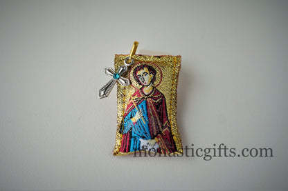 Orthodox Special Amulet with Saint John Ioannis the Russian  ,Filaxto Orthodoxer Glücksbringer