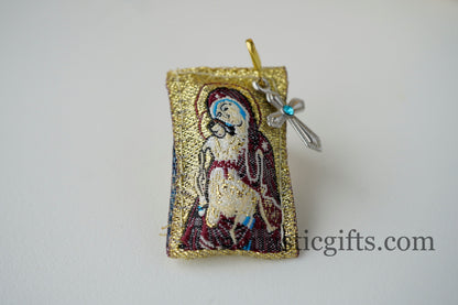 Orthodox Special Amulet with Jesus Christ and Virgin Mary ,FIlachto ,Filakto ,Filaxto Orthodoxer Orthodox Gift