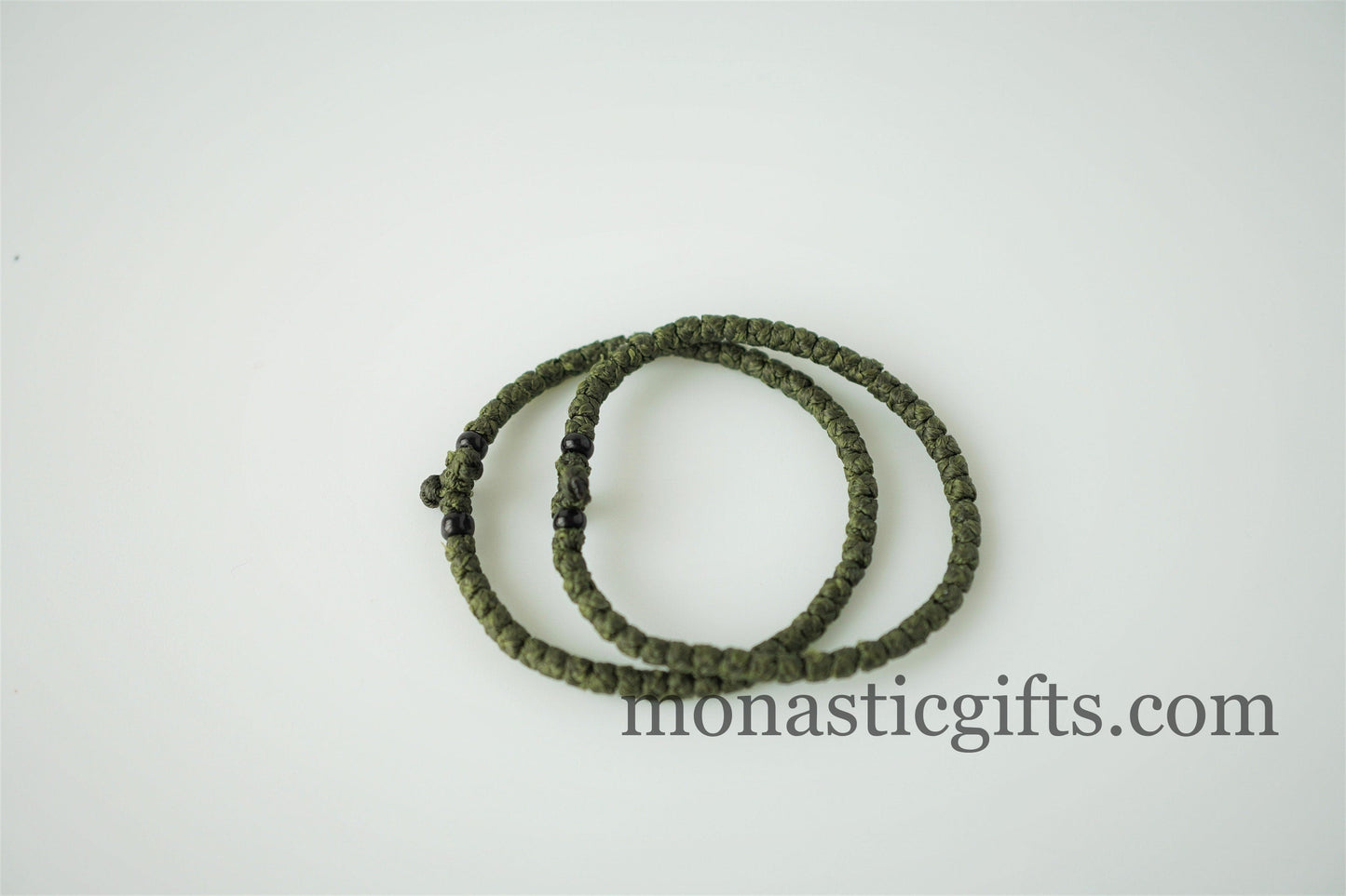 Komboskini Prayer Rope Orthodox Bracelet — Adjustable Thin Waxed Thread with Beads (Multiple Colors)