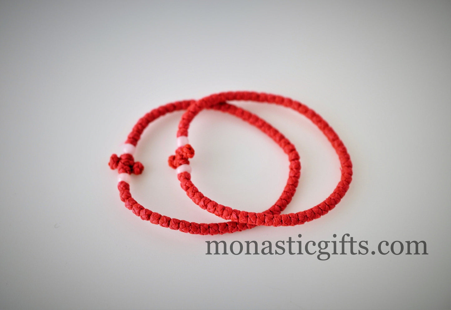 Komboskini Prayer Rope Orthodox Bracelet — Adjustable Thin Waxed Thread with Beads (Multiple Colors)