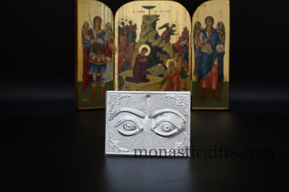 tama votive offering eyes votive, Byzantine Greek Eastern Orthodox Promise Icon, Ex Voto