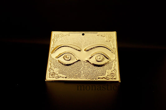 tama votive offering ''Eyes'' Gold Colored votive, Byzantine Greek  Eastern Orthodox Promise Icon, Ex Voto