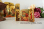 Triptych small  wooden Icon with  the Holy Theotokos and Archangels, Greek Orthodox Icon , Home Decor,Orthodox Gift