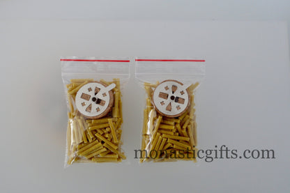 Candle Wicks From beeswax for Candles and Oil Vigil Lamps (Approx.100 - 110wicks in every bag)