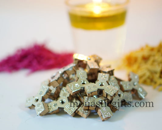 Triangular Cork Floats for Vigil Oil Lamp Wicks ,Floating Candles, Prayer Corner Bulk Savings.