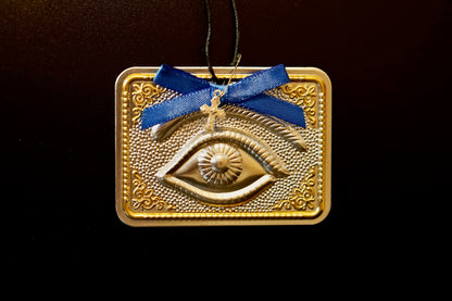 tama votive offering -the eye- votive, Byzantine Greek  Eastern Orthodox Promise Icon, Ex Voto