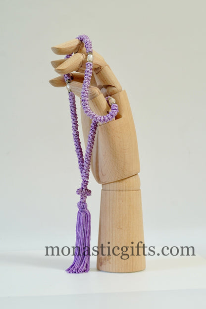 Orthodox Purple Prayer Rope 100 knots -  Rosary 100 Knots -  Rosario - Komboskini - Rosenkranz