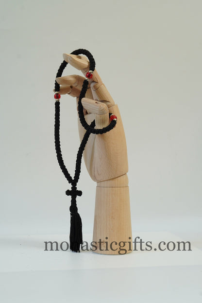 Prayer Rope 100 knots -  Rosary 100 Knots -  Rosario - Komboskini - Rosenkranz