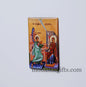 Fridge magnet with Byzantine icons of Virgin mary ,The Theotokos - decorative flexible magnets with amazing guality..