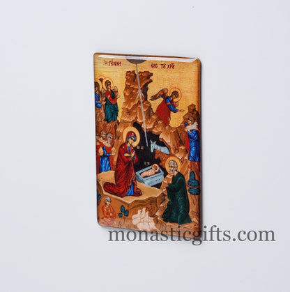 Fridge magnet with Byzantine icons of Jesus and saints - fridge magnet decorative flexible magnets with amazing guality..