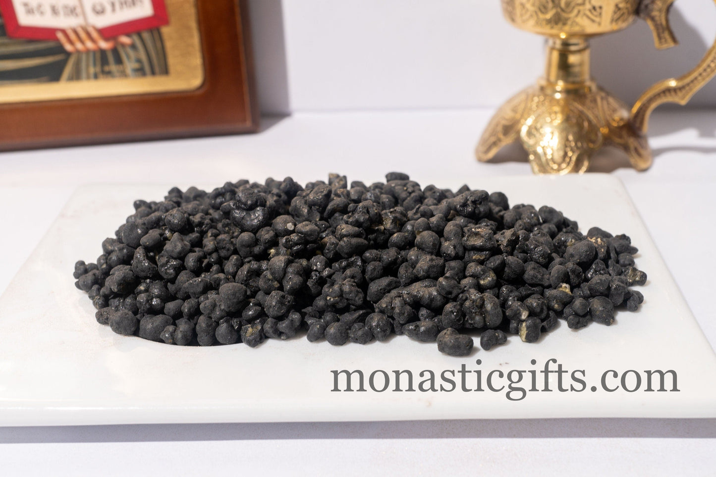 Catholic and Orthodox Original Incense Abbatial Resin Blend with Black Tears  Size - 42g/1.53oz