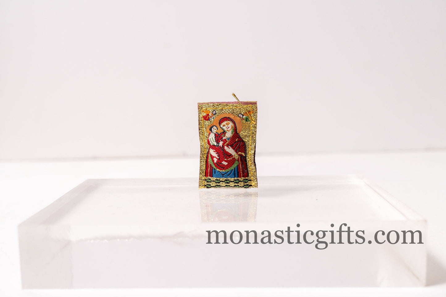 Orthodox Special Amulet Rectangular pendant with Jesus Christ and Mother of God ,FIlachto ,Filakto ,Filaxto Orthodoxer Orthodox Gift