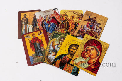 Fridge magnets with Byzantine icons with 8 themes - decorative flexible magnets with amazing guality.