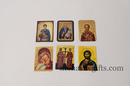 Fridge magnets with 11 themes of Byzantine icons - decorative flexible magnets with amazing guality.