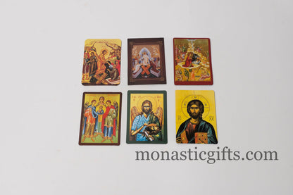 Fridge magnets with 11 themes of Byzantine icons - decorative flexible magnets with amazing guality.