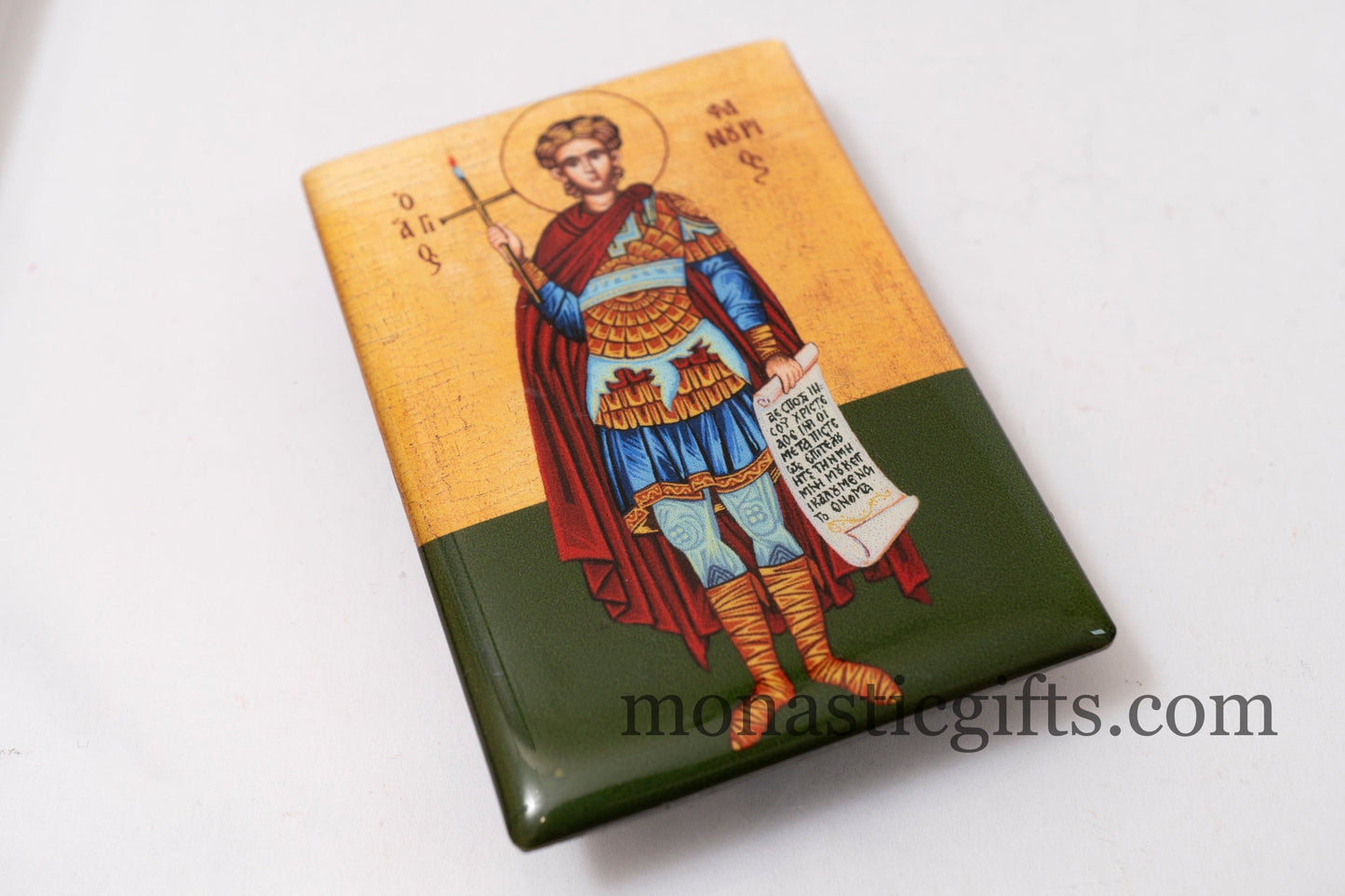 Fridge magnets with Saint Phanourios- decorative flexible magnets with amazing guality..