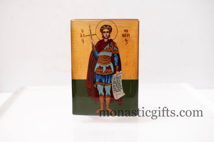 Fridge magnets with Saint Phanourios- decorative flexible magnets with amazing guality..