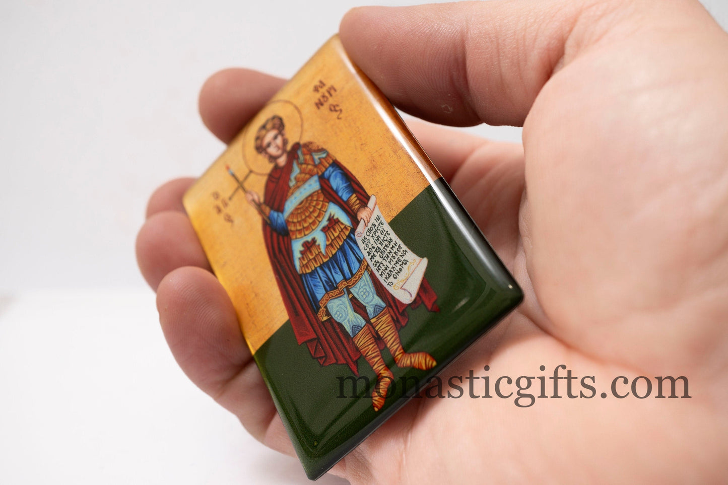 Fridge magnets with Saint Phanourios- decorative flexible magnets with amazing guality..