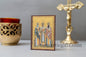 Three Holy Hierarchs byzantine icon in magnet  ,refrigerator magnet.