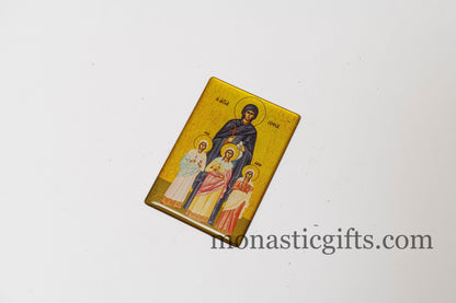 Fridge magnet with Saint Sophia - decorative flexible magnets with amazing guality..