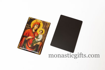 Fridge magnet with Virgin Mary (Gorgoipikoos) - decorative flexible magnets with amazing guality..