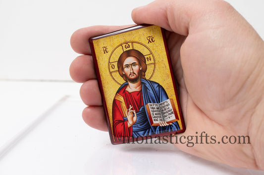 Fridge magnet with The jesus Christ (The Blessing) - decorative flexible magnets with amazing guality..