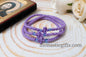 Authentic Komboskini in purple lilac color 1Pcs - Greek Orthodox Prayer Bracelet, Spiritual Prayer Rope -Thread  waxed thin with beads